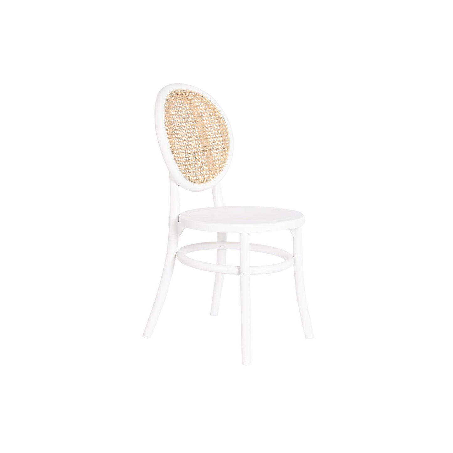 SILLA OLMO RATAN 43X43X89 REJILLA BLANCO