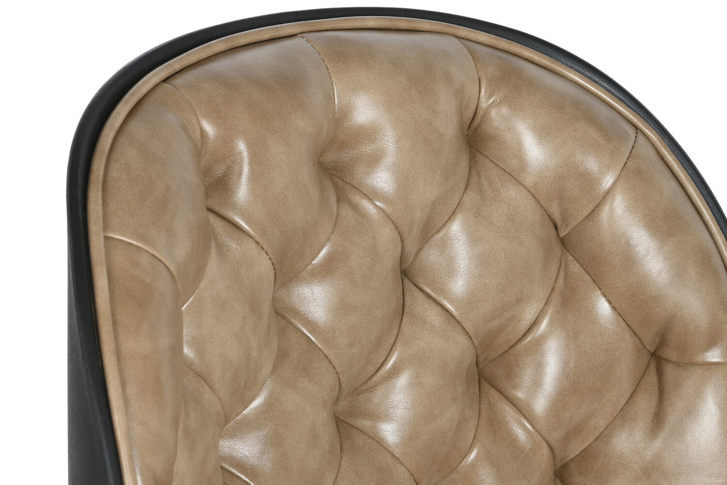 SILLA PP METAL 47:5X57:5X83 89 RUEDAS MARRON CLARO