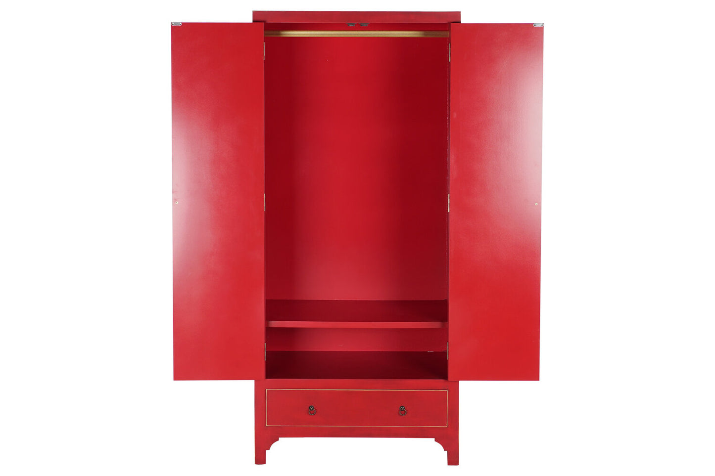 ARMARIO ABETO MDF 85:5X50:5X186:2 ROJO