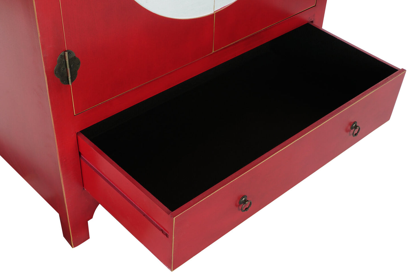 ARMARIO ABETO MDF 85:5X50:5X186:2 ROJO