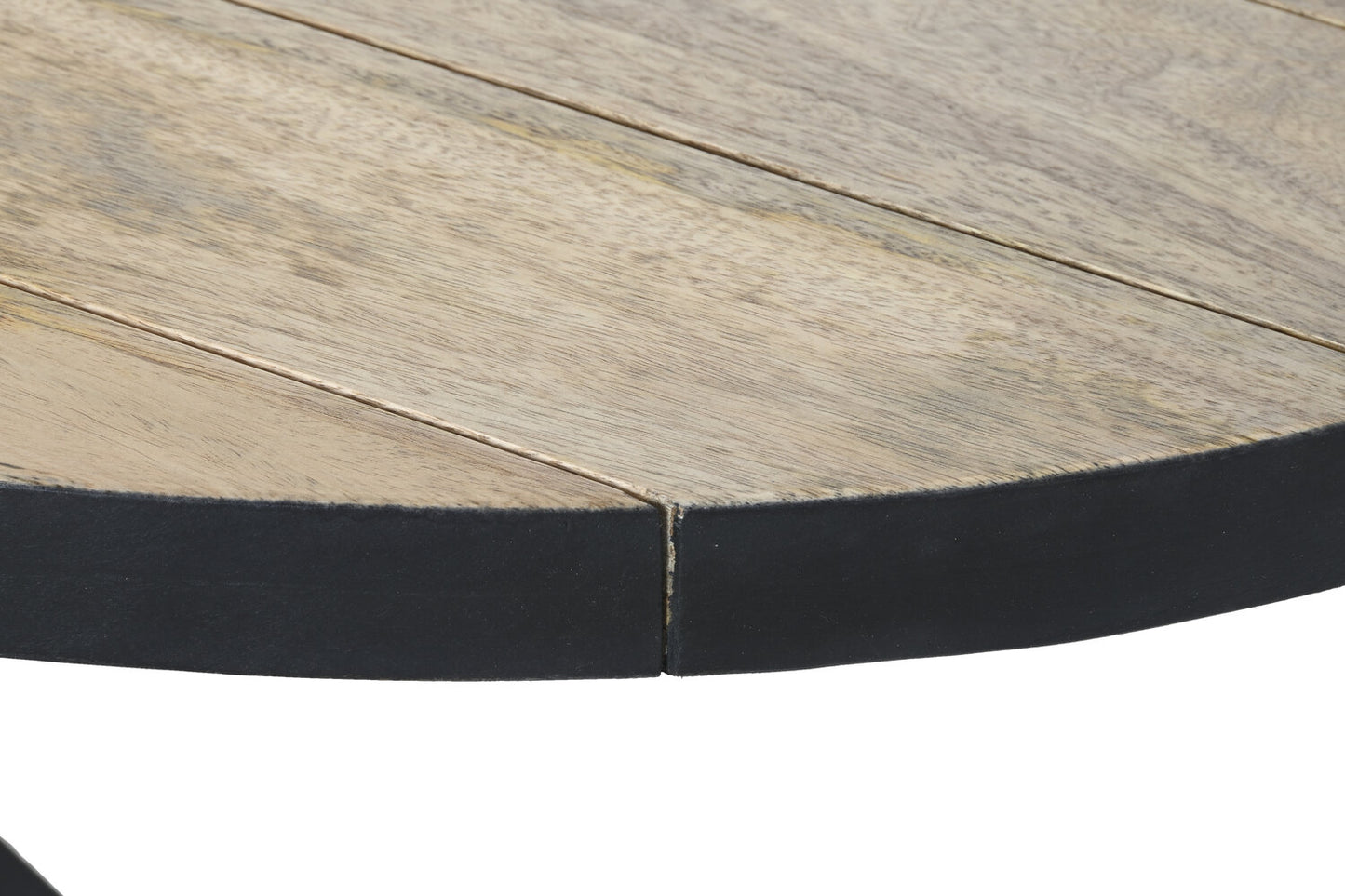 MESA CENTRO METAL MANGO 130X70X45 NATURAL