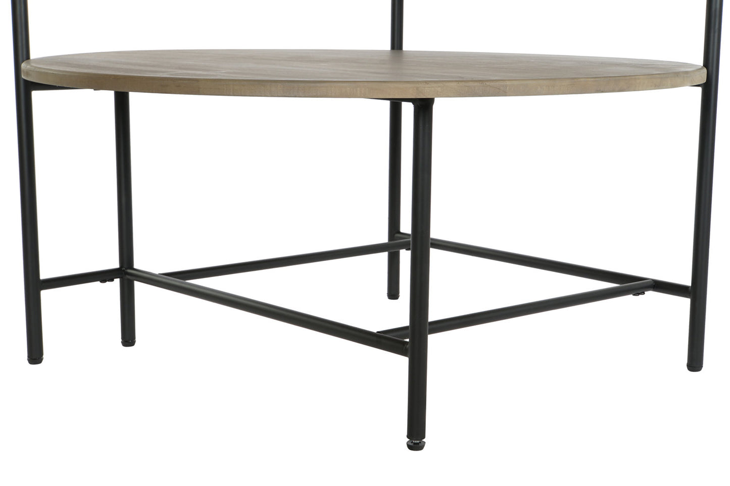 MESA CENTRO METAL MDF 118X90X61 NEGRO