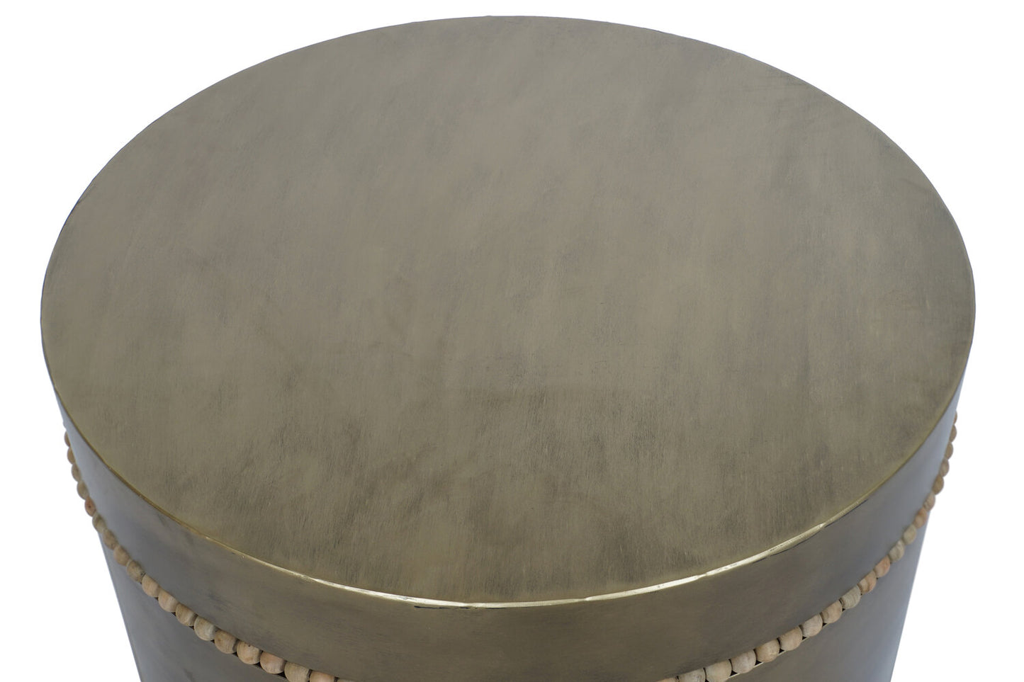 MESITA AUXILIAR METAL 76X76X39 DORADO