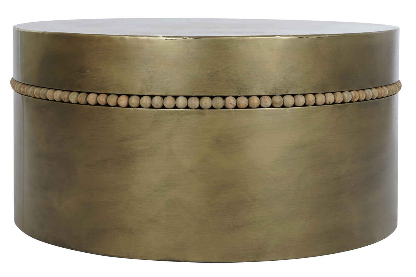 MESITA AUXILIAR METAL 76X76X39 DORADO