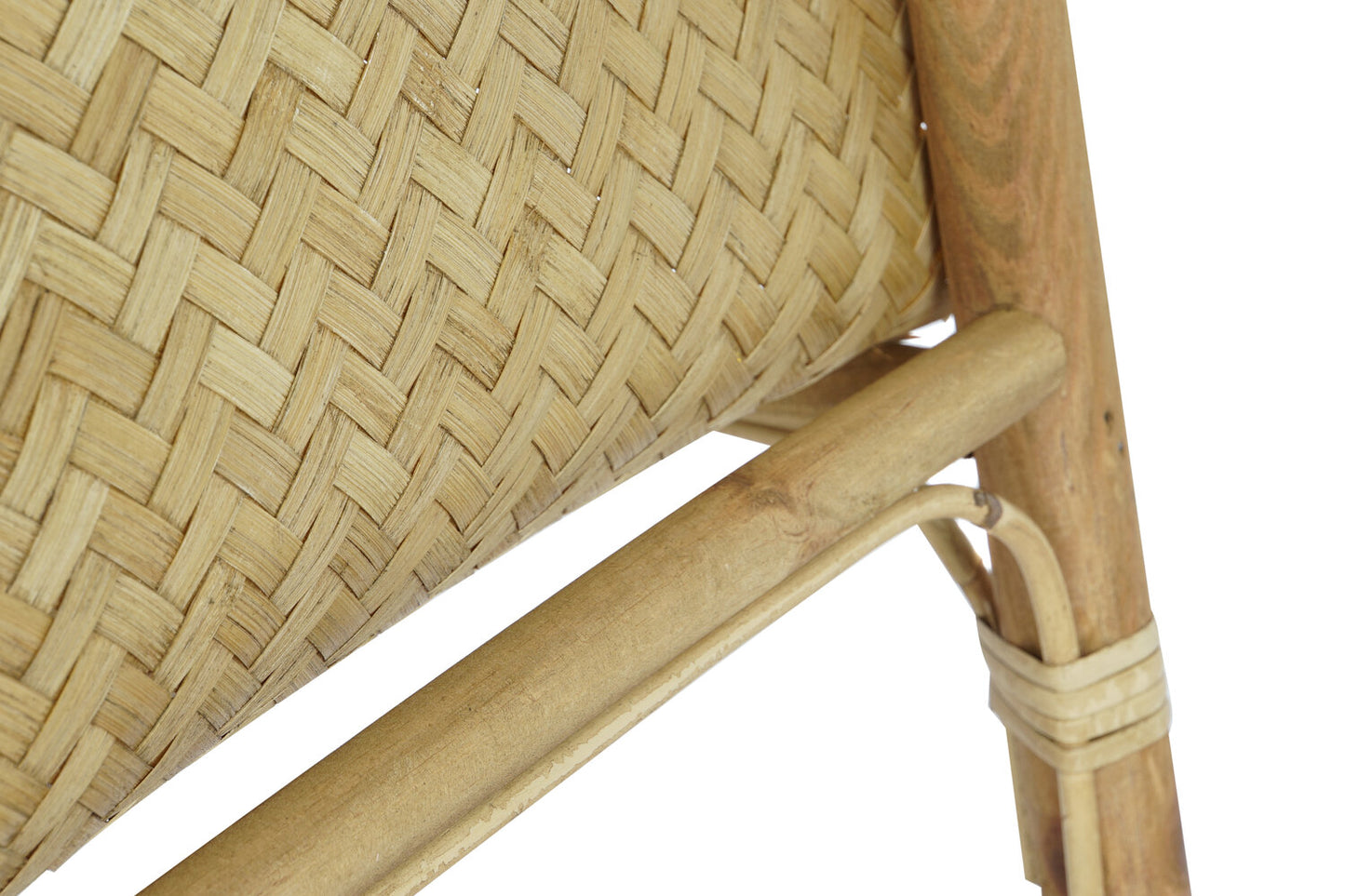 MESITA AUXILIAR BAMBU RATAN 61X61X49 NATURAL