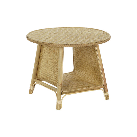 MESITA AUXILIAR BAMBU RATAN 61X61X49 NATURAL