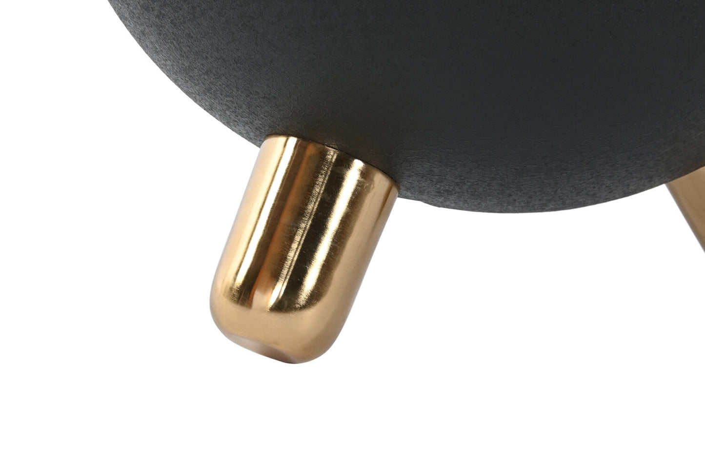 MESITA AUXILIAR HIERRO 51X51X44 RUGOSO NEGRO