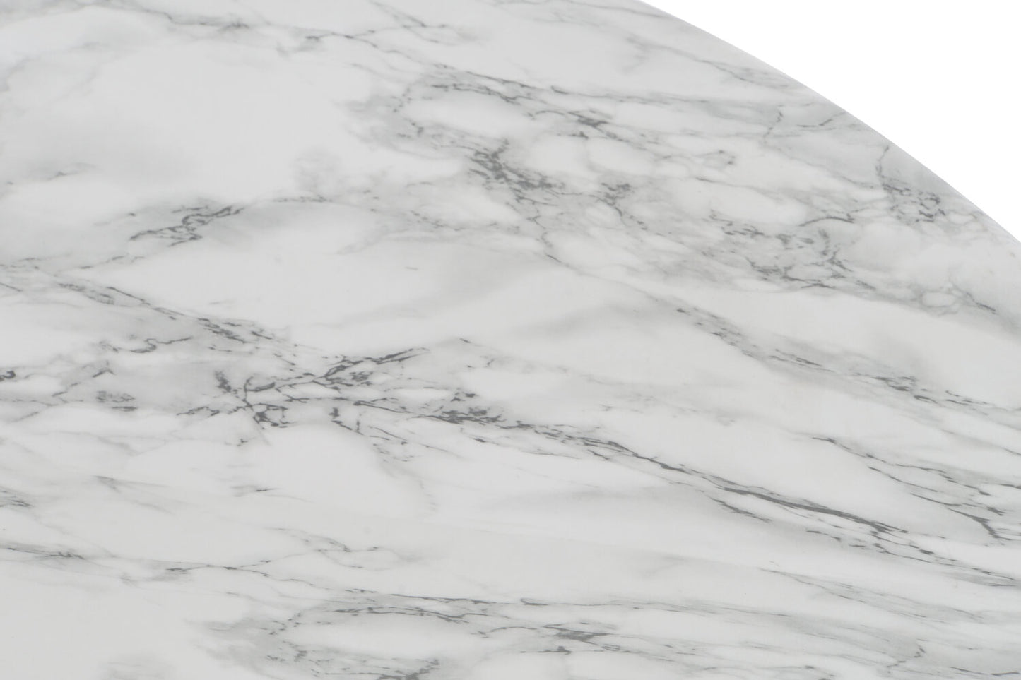 MESA CENTRO HIERRO 119X119X45 SIMIL MARMOL BLANCO