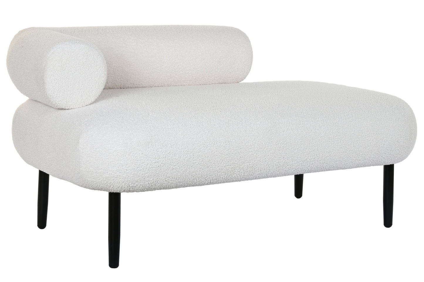 SOFA POLIESTER METAL 127:5X73:5X64 BLANCO