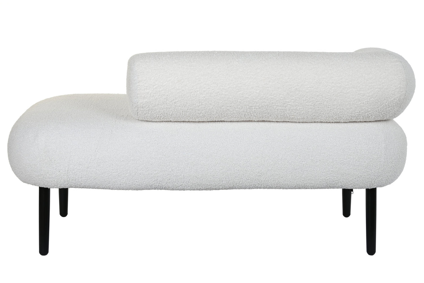 SOFA POLIESTER METAL 127:5X73:5X64 BLANCO