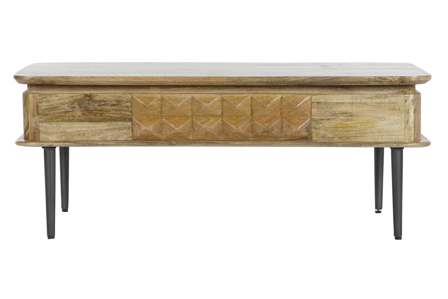 MESA CENTRO MANGO METAL 116X60X46 NATURAL