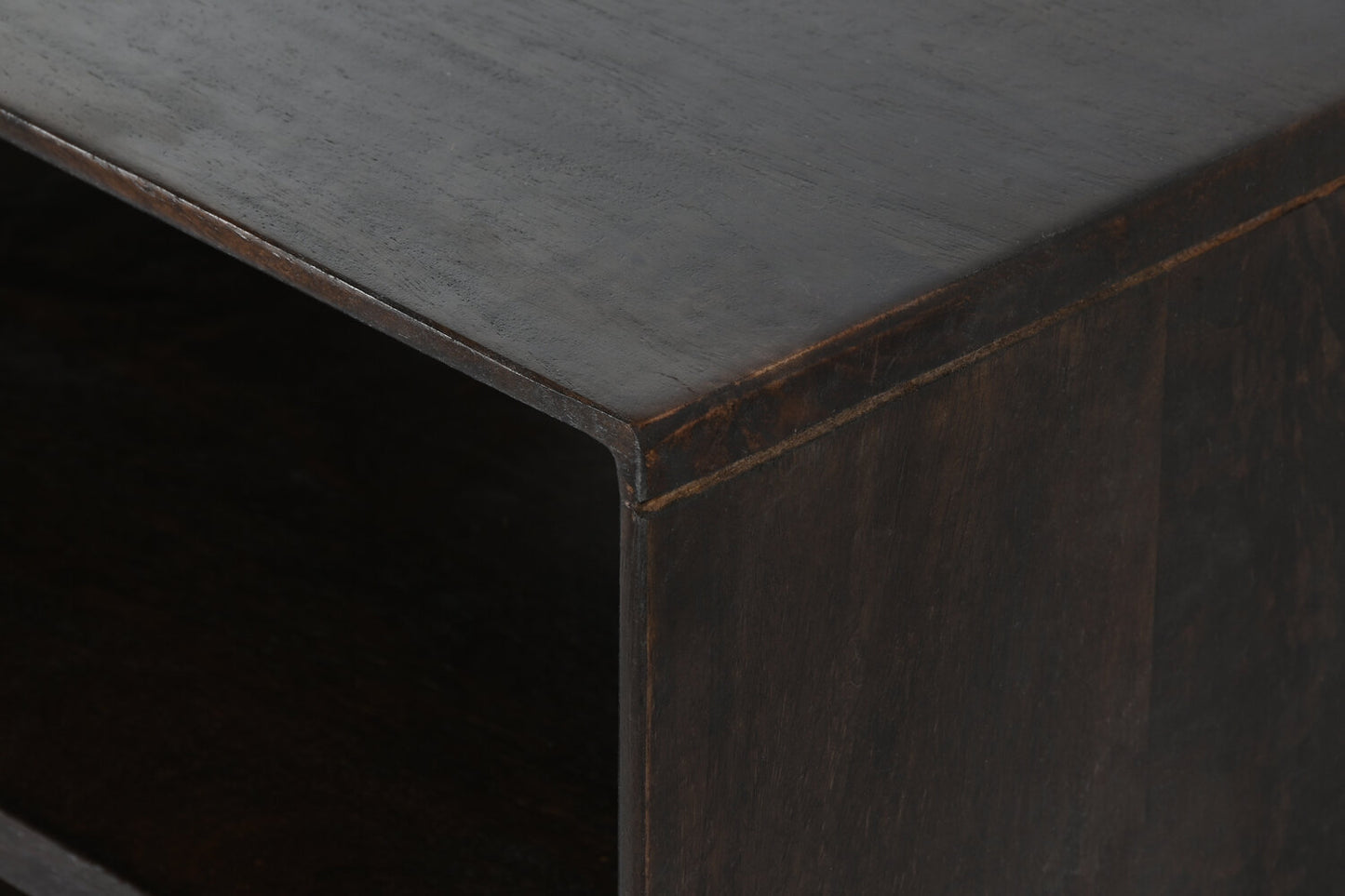 MUEBLE TV MANGO 140X35X50 MARRON OSCURO