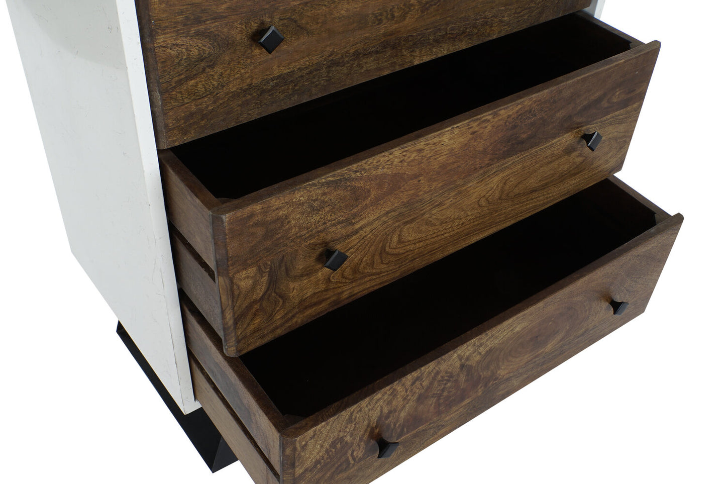 CAJONERA MANGO METAL 70X40X105 BLANCO