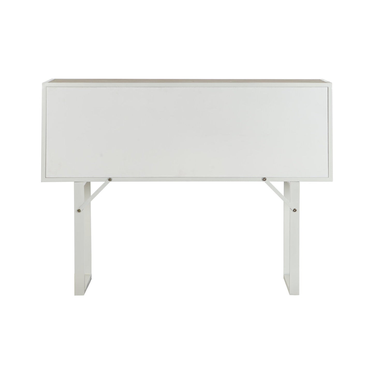 CONSOLA ABETO METAL 120X35X90 BLANCO
