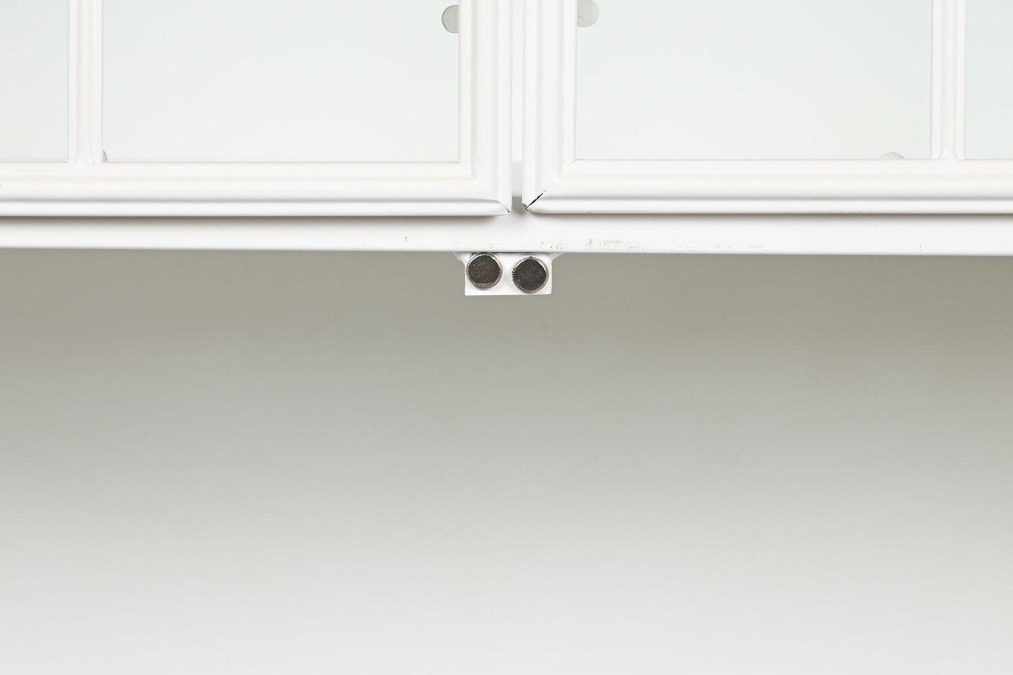 VITRINA METAL CRISTAL 91X36:5X172 44:50 BLANCO