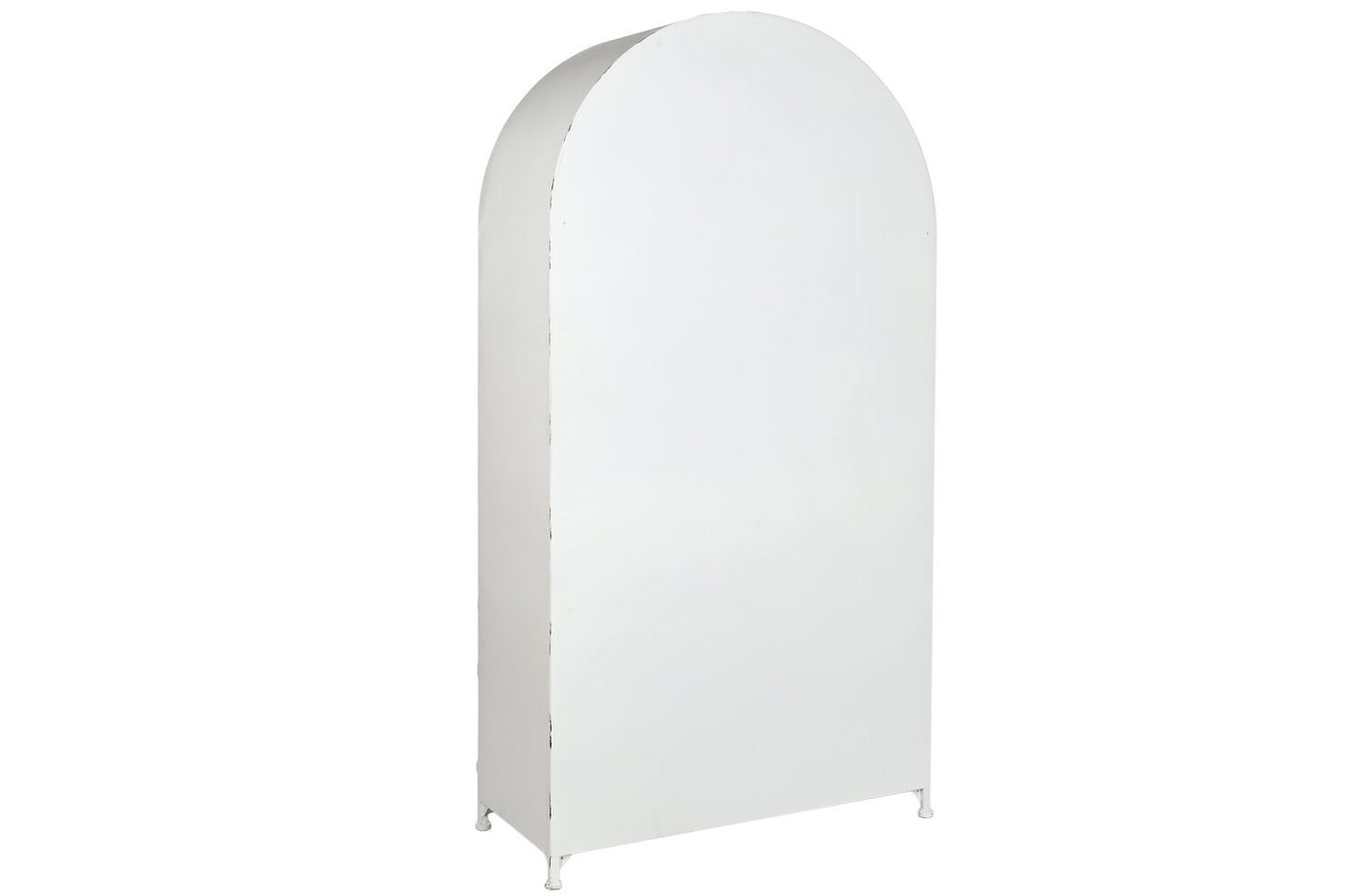 VITRINA METAL CRISTAL 91X36:5X172 44:50 BLANCO