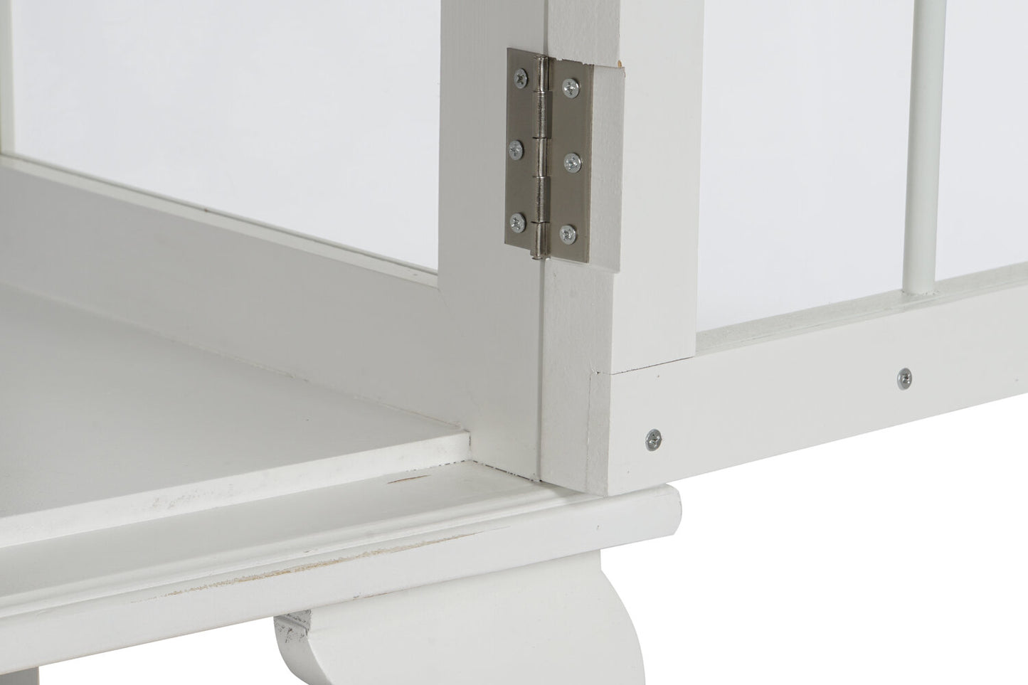 BUFFET ABETO CRISTAL 142:5X40:5X101:5 BLANCO