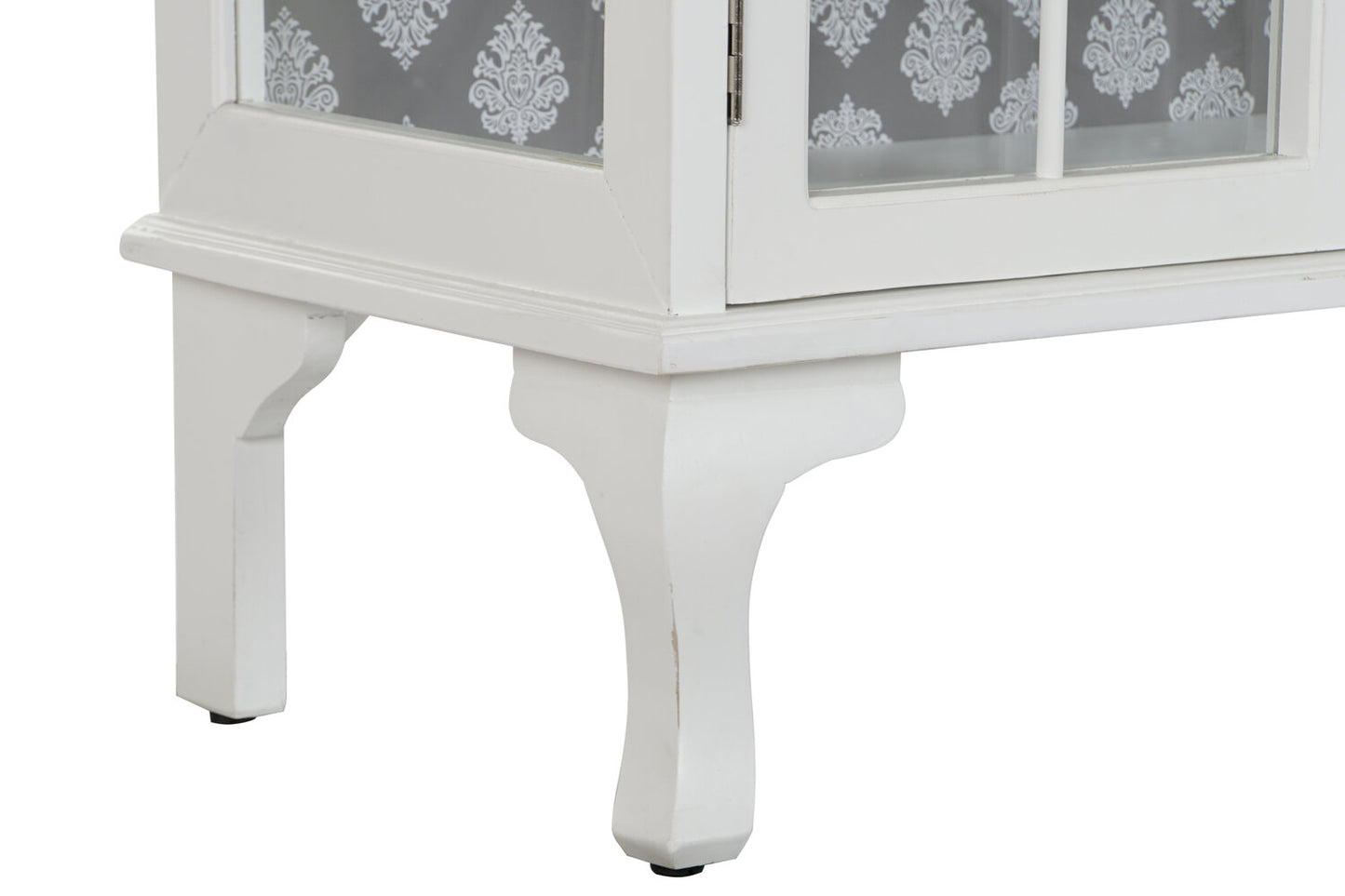 BUFFET ABETO CRISTAL 142:5X40:5X101:5 BLANCO