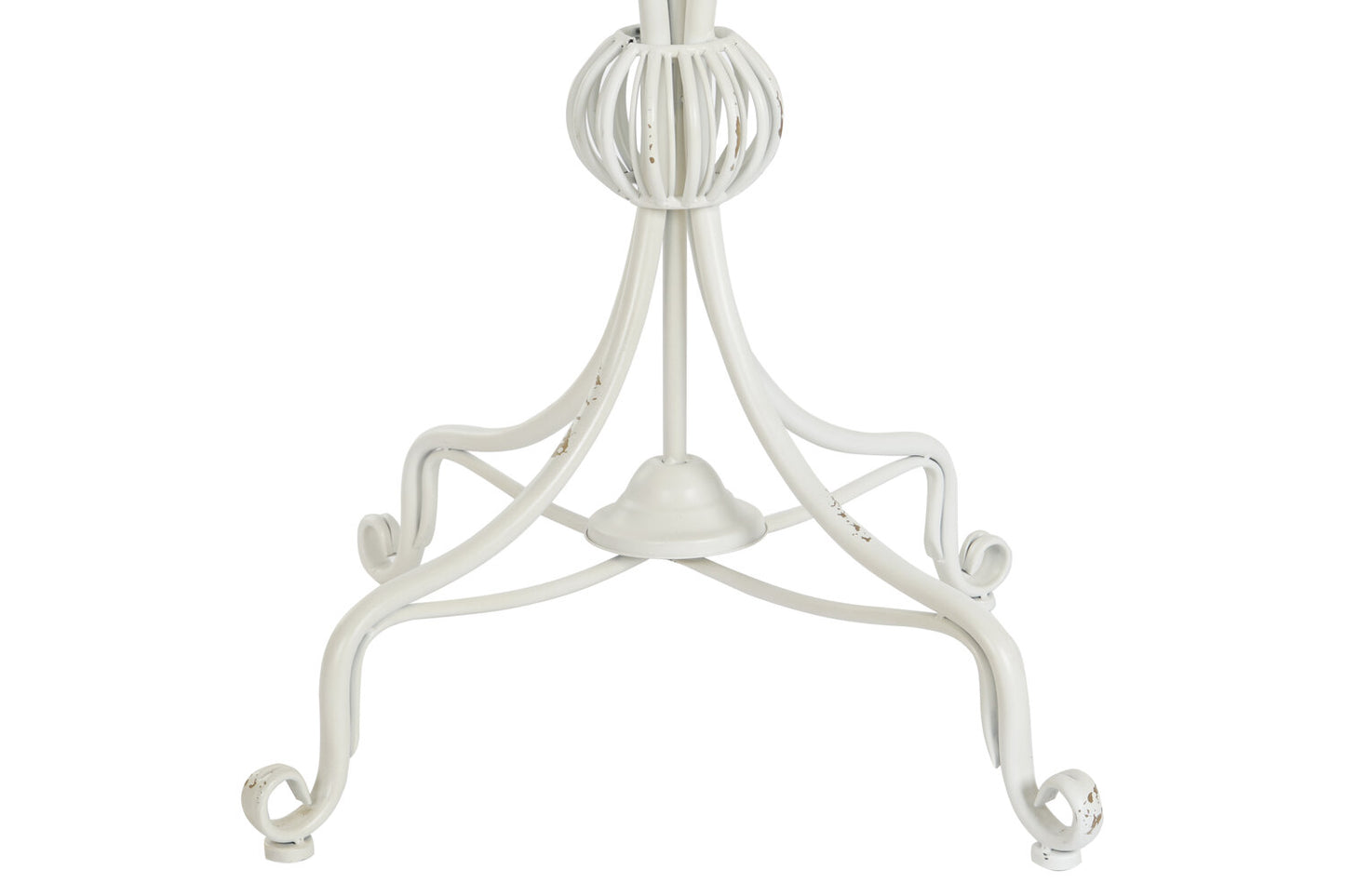 MESITA AUXILIAR METAL 81X81X81:5 BLANCO