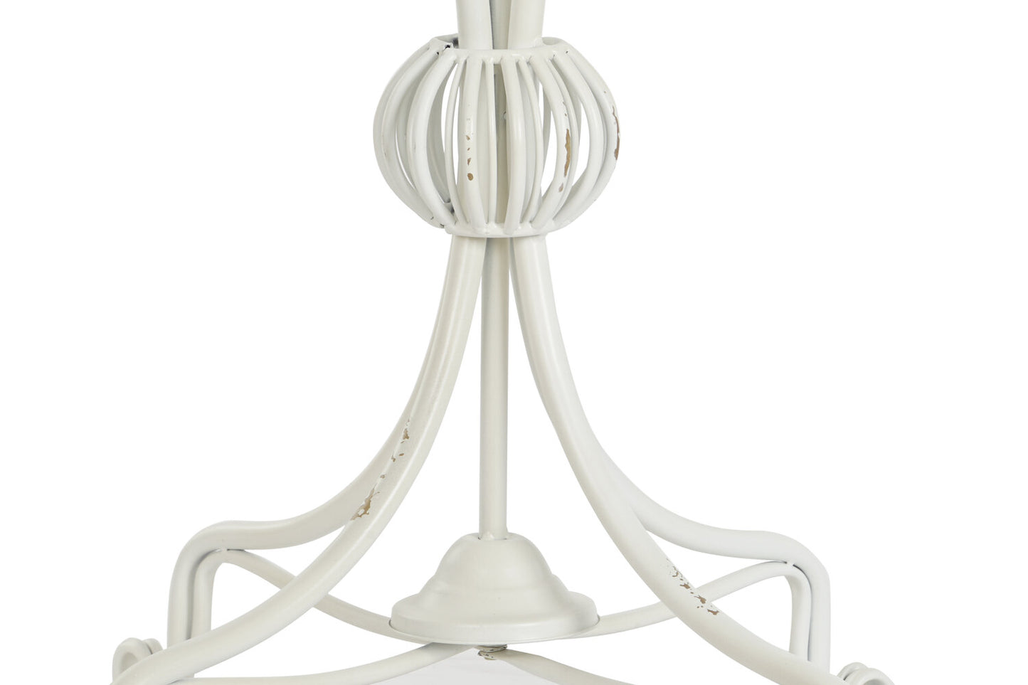 MESITA AUXILIAR METAL 81X81X81:5 BLANCO