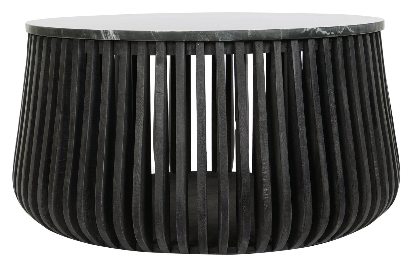 MESITA AUXILIAR MANGO MARMOL 90X90X45 40:80 NEGRO