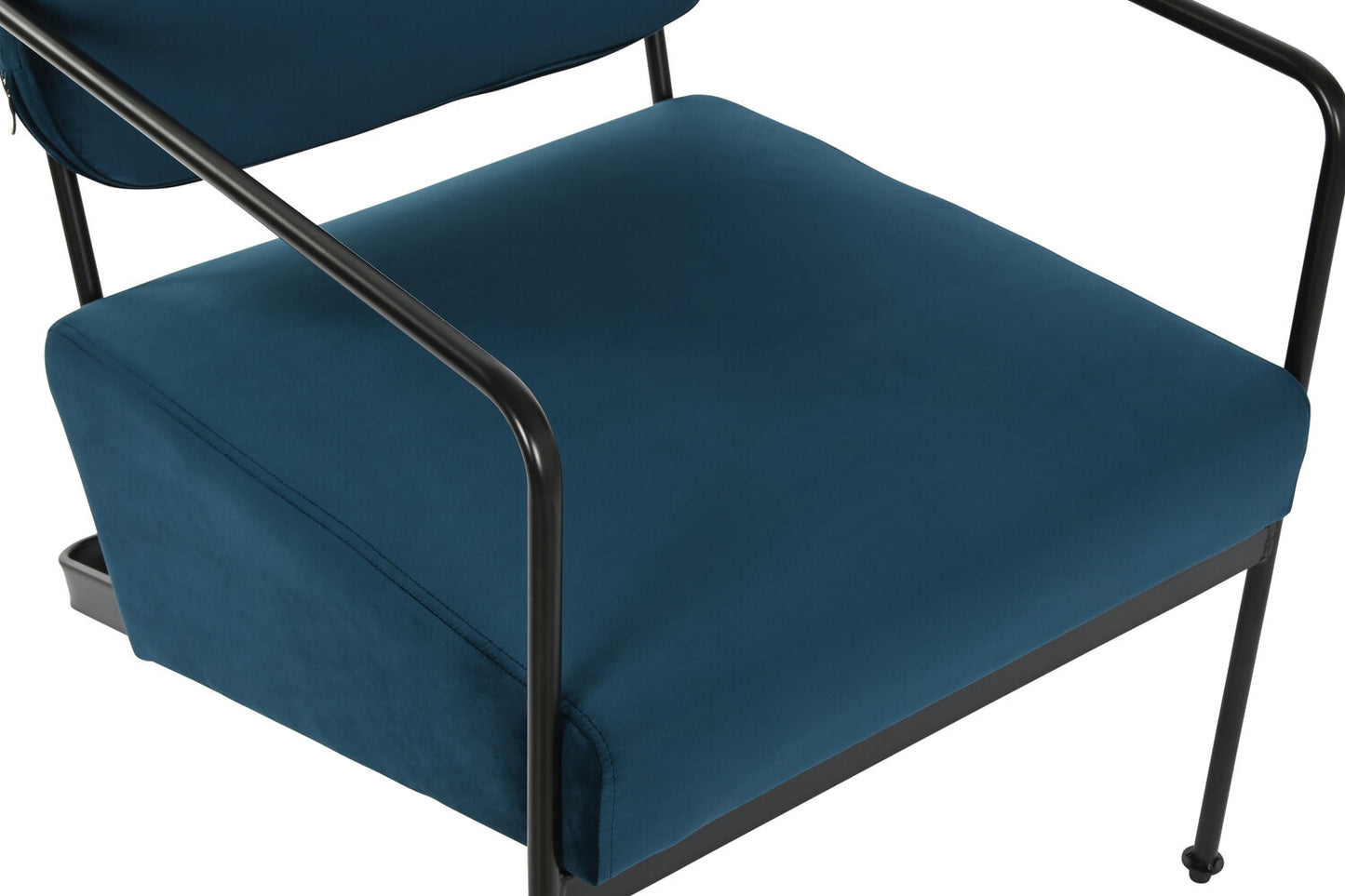 BUTACA POLIESTER METAL 55:5X72X71 AZUL