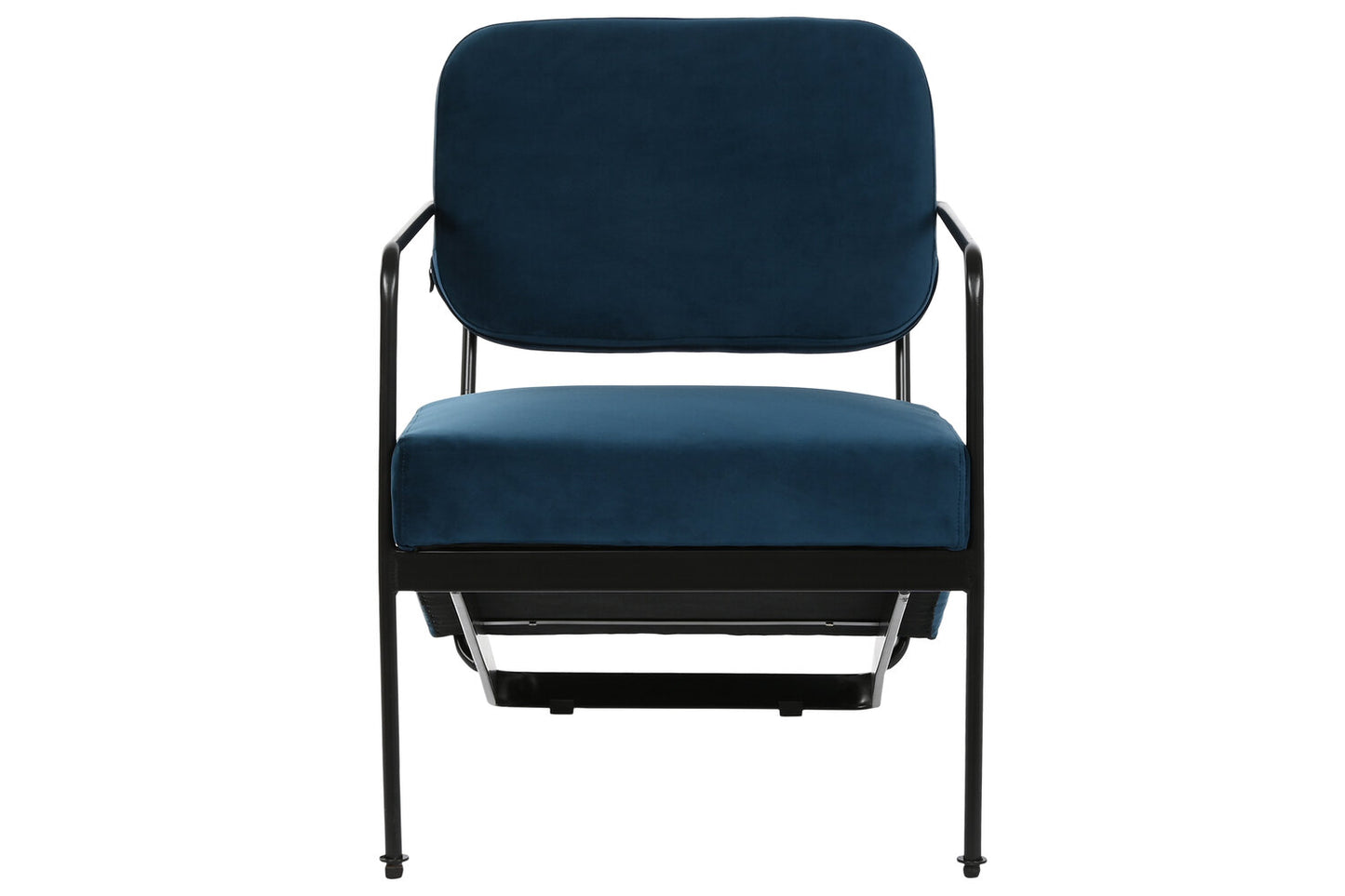 BUTACA POLIESTER METAL 55:5X72X71 AZUL