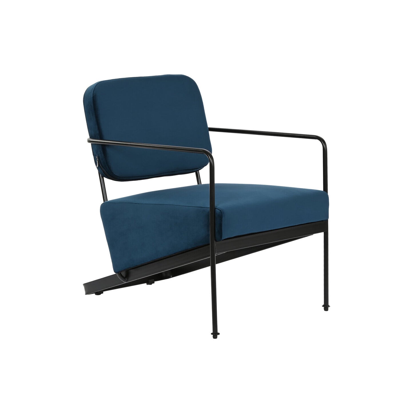 BUTACA POLIESTER METAL 55:5X72X71 AZUL