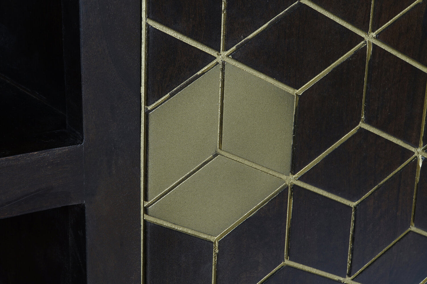 MUEBLE TV ACACIA METAL 140X40X55 MARRON