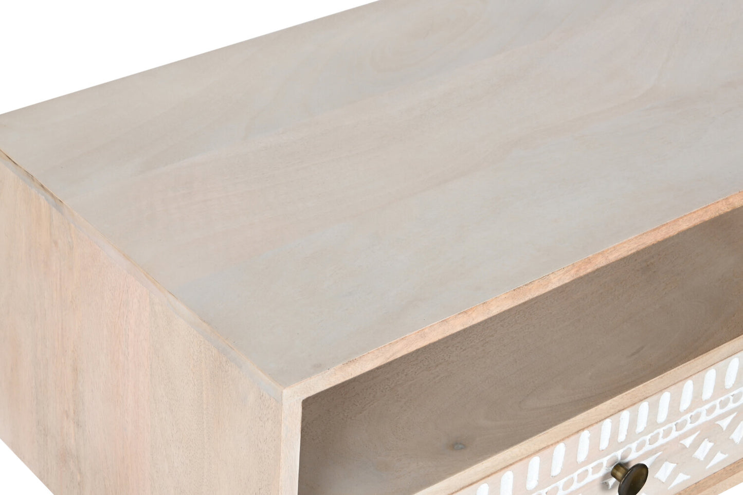 MUEBLE TV MANGO 130X40X45 CENEFA BLANCO