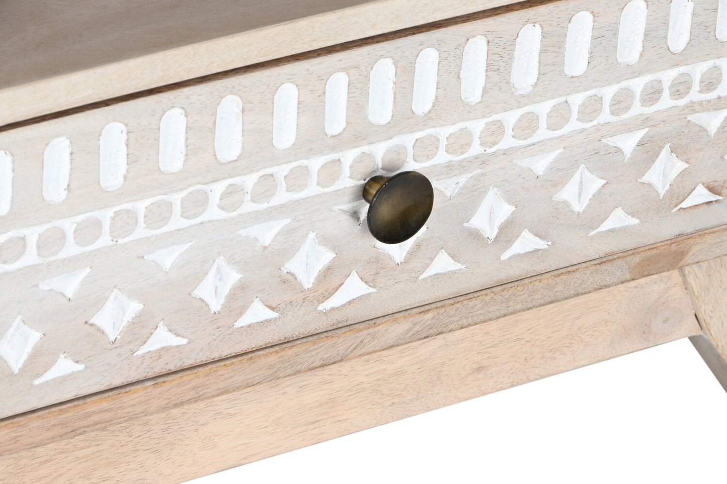 MUEBLE TV MANGO 130X40X45 CENEFA BLANCO