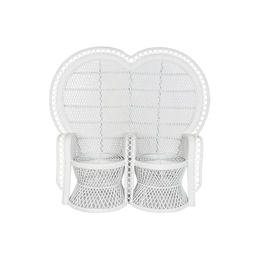 SILLON RATAN 157X68X145:5 2 PLAZAS BLANCO