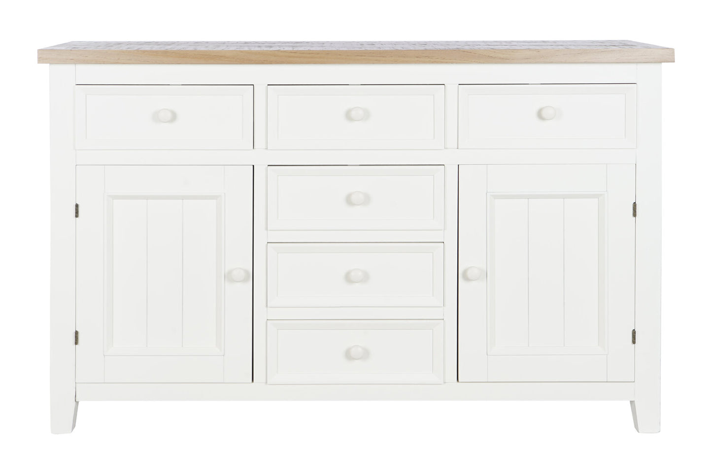 BUFFET PAULOWNIA 122X40X77 6CAJ: BEIGE