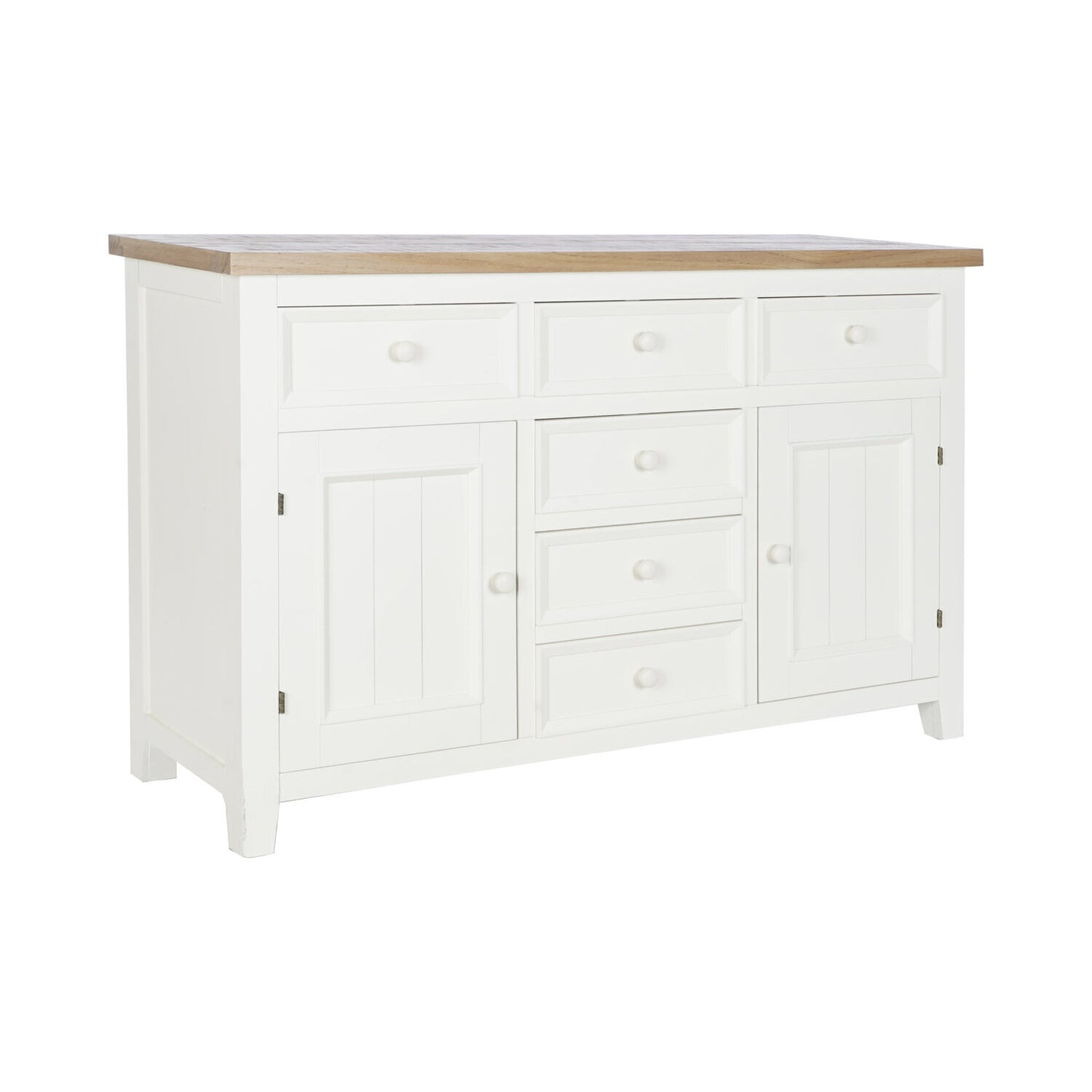 BUFFET PAULOWNIA 122X40X77 6CAJ: BEIGE