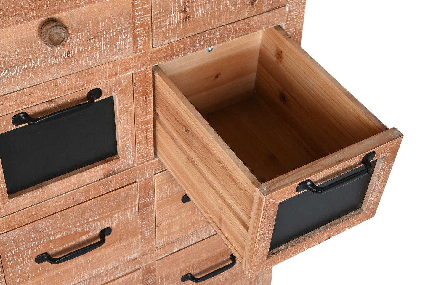 CAJONERA ABETO METAL 110X40X92:5 16CAJ: NATURAL