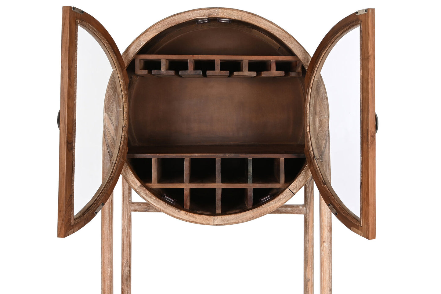 MUEBLE BAR MADERA RECICLADA TECA 75X40X182 NATURAL