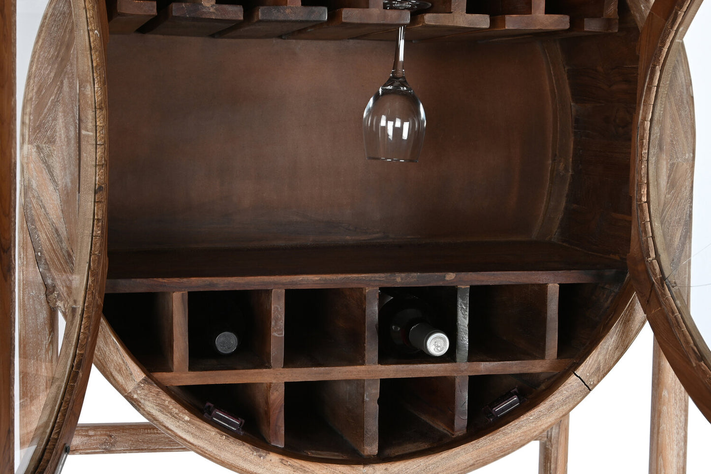 MUEBLE BAR MADERA RECICLADA TECA 75X40X182 NATURAL