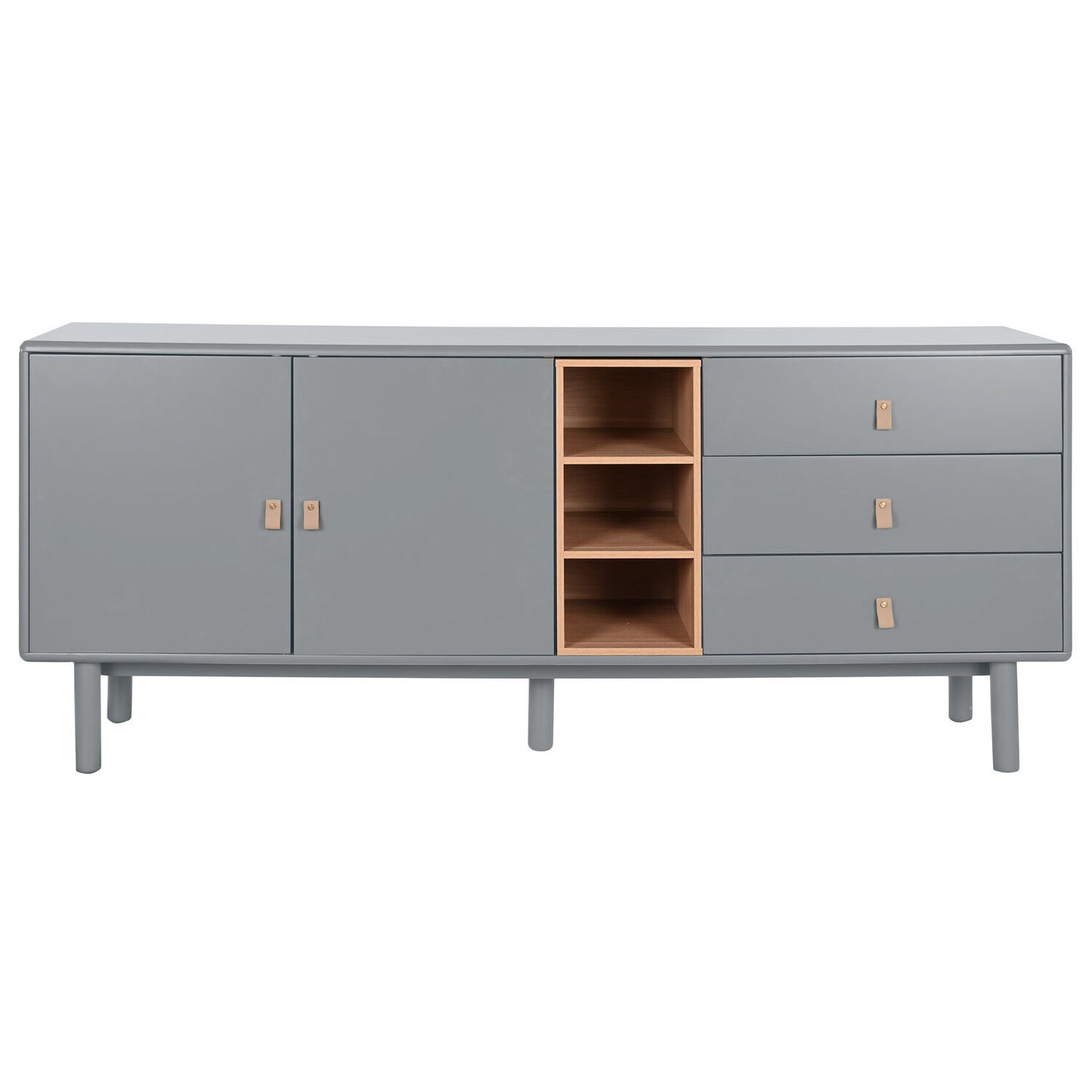 BUFFET MDF PU 180X40X75 65:74 GRIS