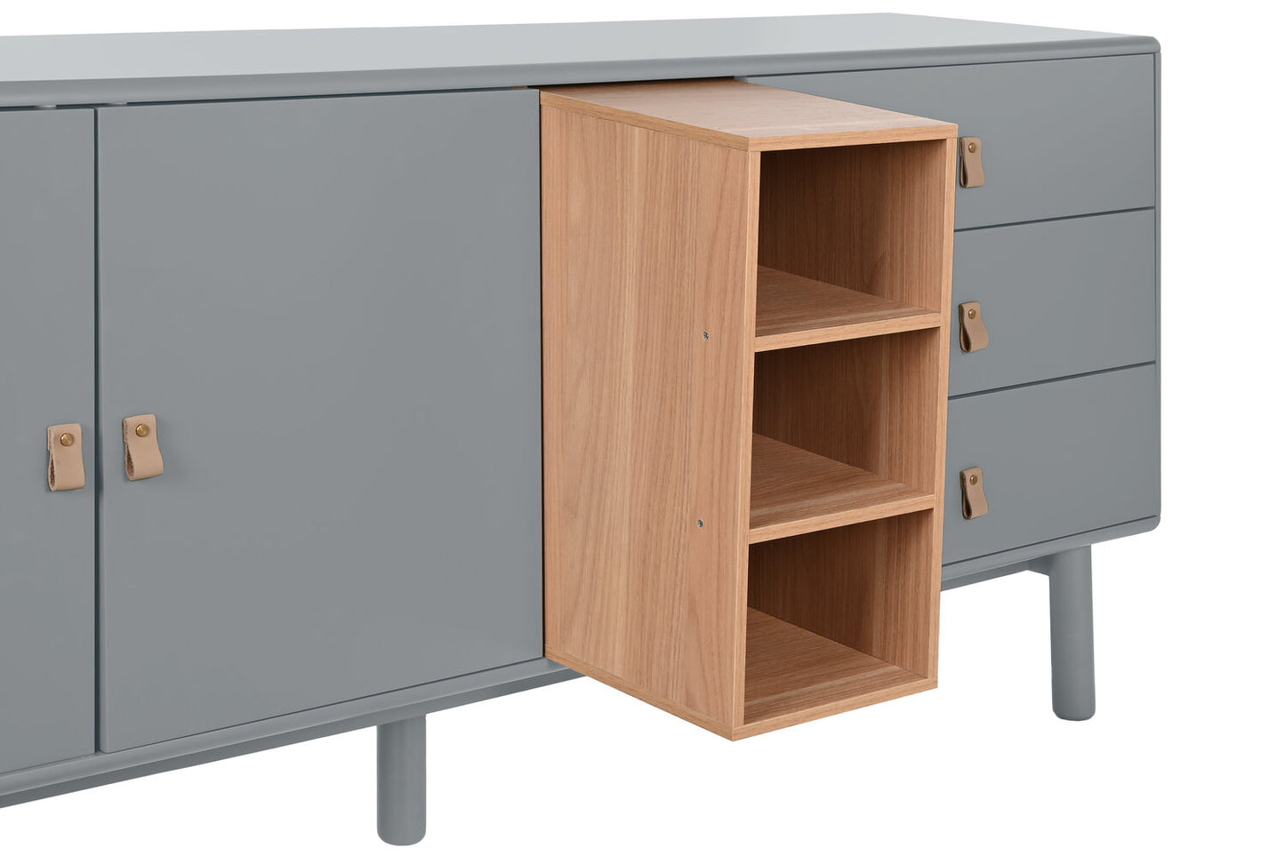 BUFFET MDF PU 180X40X75 65:74 GRIS