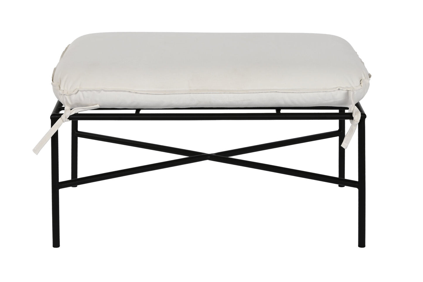 REPOSAPIES METAL POLIESTER 70X45X43 NEGRO