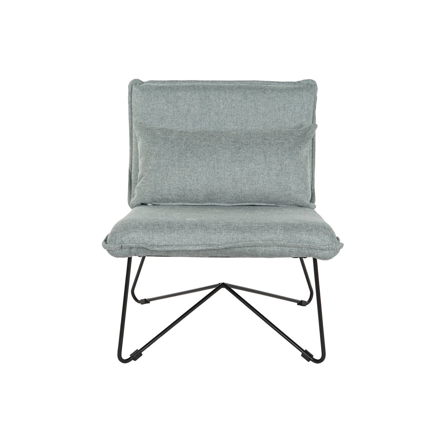 SILLON POLIESTER METAL 66X78X75 CON COJIN