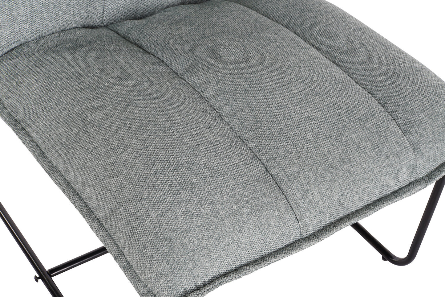 SILLON POLIESTER METAL 66X71X77 VERDE