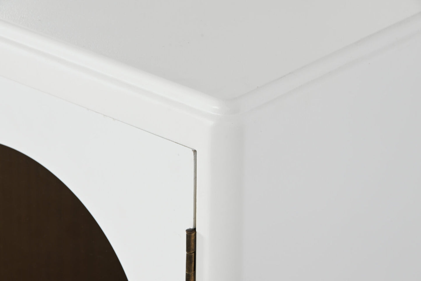 MUEBLE TV PAULOWNIA CRISTAL 120X40X50 BLANCO