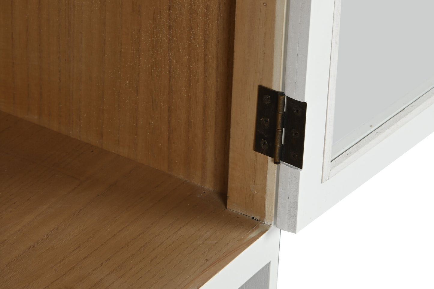 MUEBLE TV PAULOWNIA CRISTAL 120X40X50 BLANCO