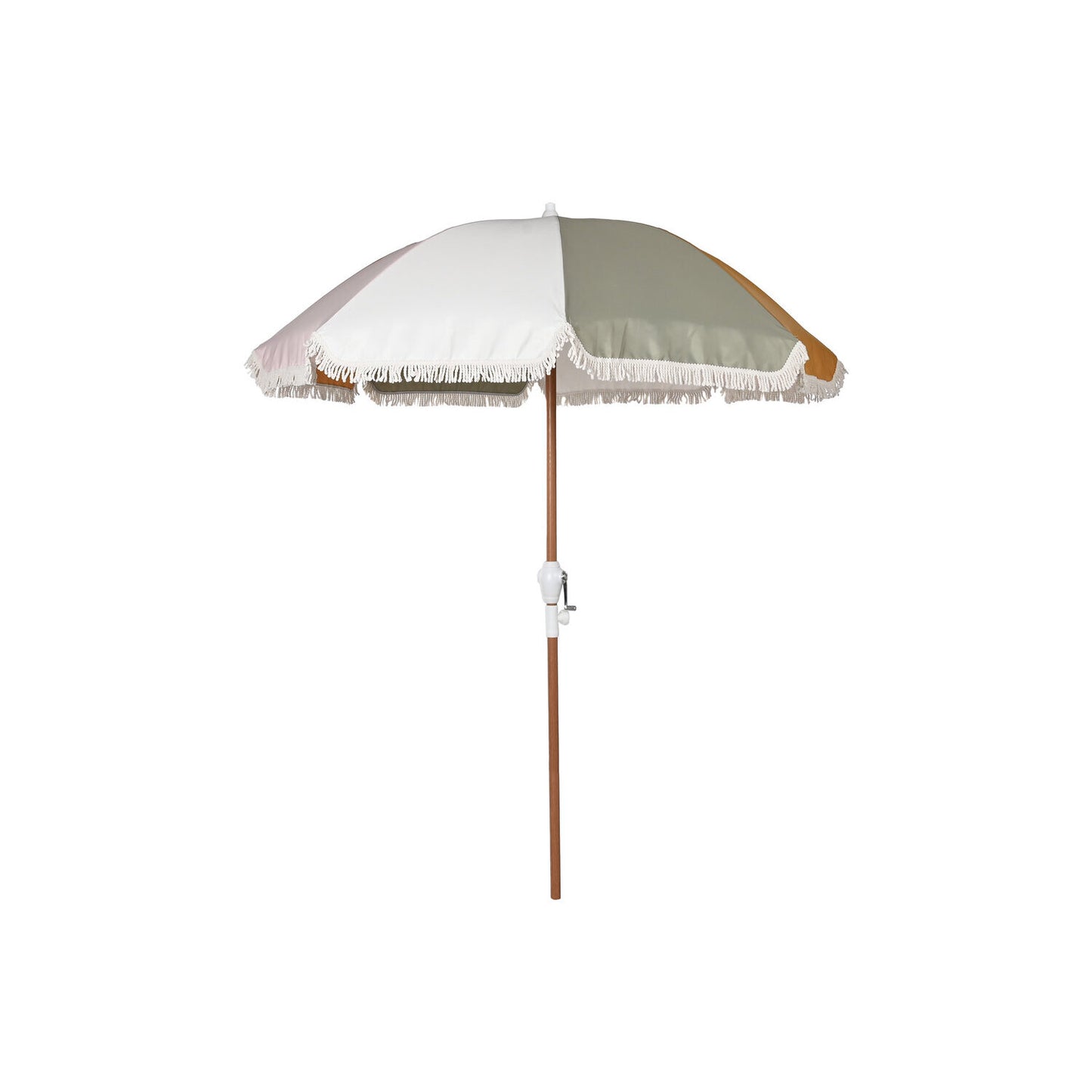 PARASOL ALUMINIO MADERA 198X198X266 MULTICOLOR