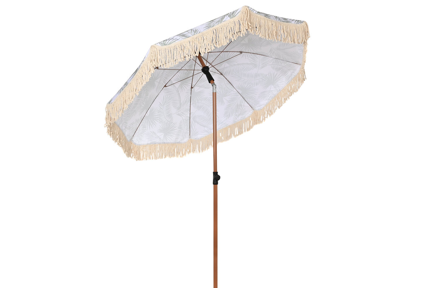 PARASOL ALGODON ACERO 180X180X1 BLANCO