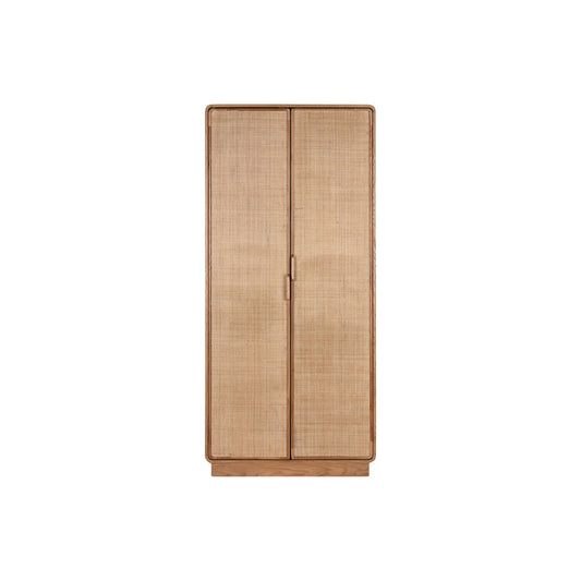 ARMARIO ROBLE RATAN 91X45X203 82:00 VENEER NATURAL