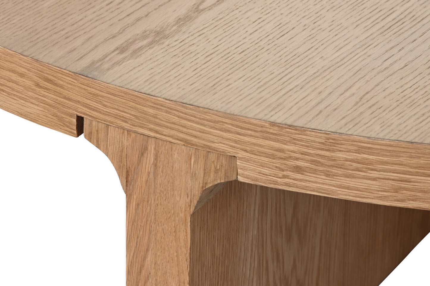 MESA CENTRO ROBLE MDF 121X121X31:5 34:70 VENEER