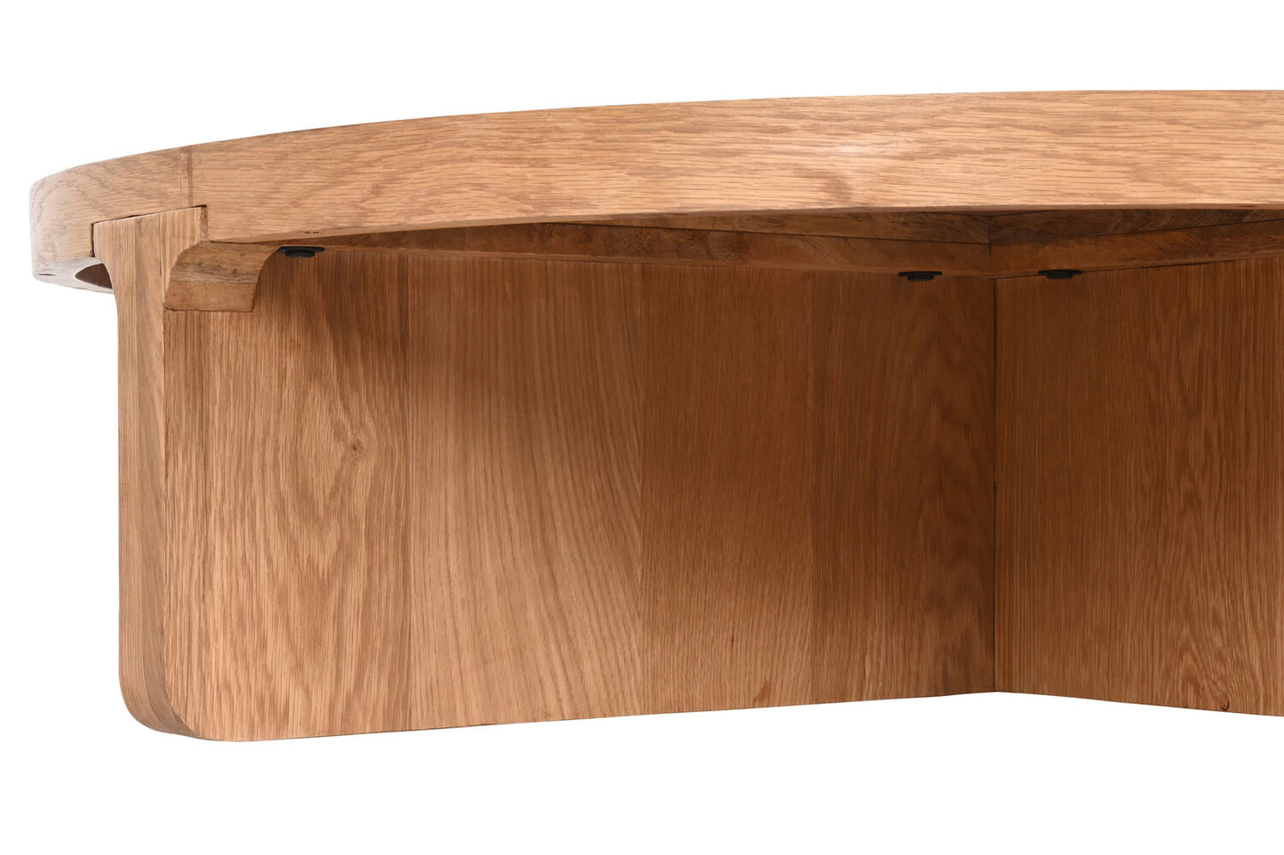 MESA CENTRO ROBLE MDF 121X121X31:5 34:70 VENEER