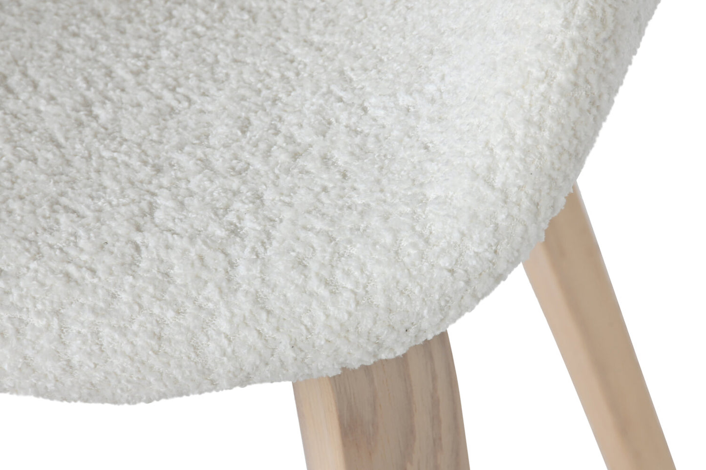 SILLA MADERA POLIESTER 52:5X67:5X82 BLANCO